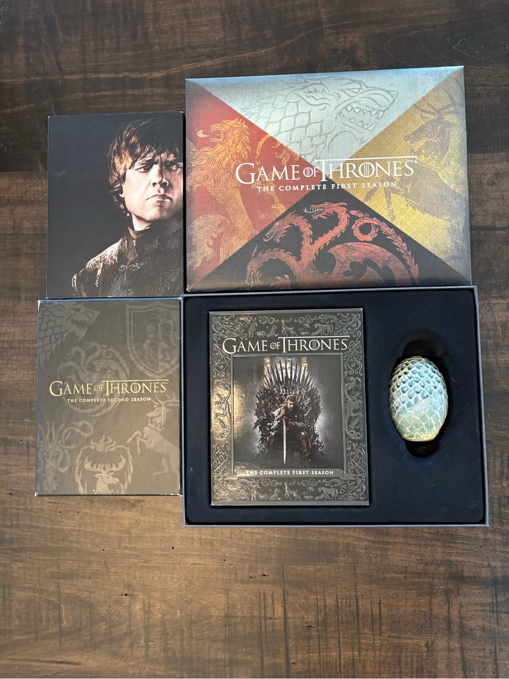 Game of Thrones Complete 1st & 2nd Season & Collector's Set with Dragon Egg